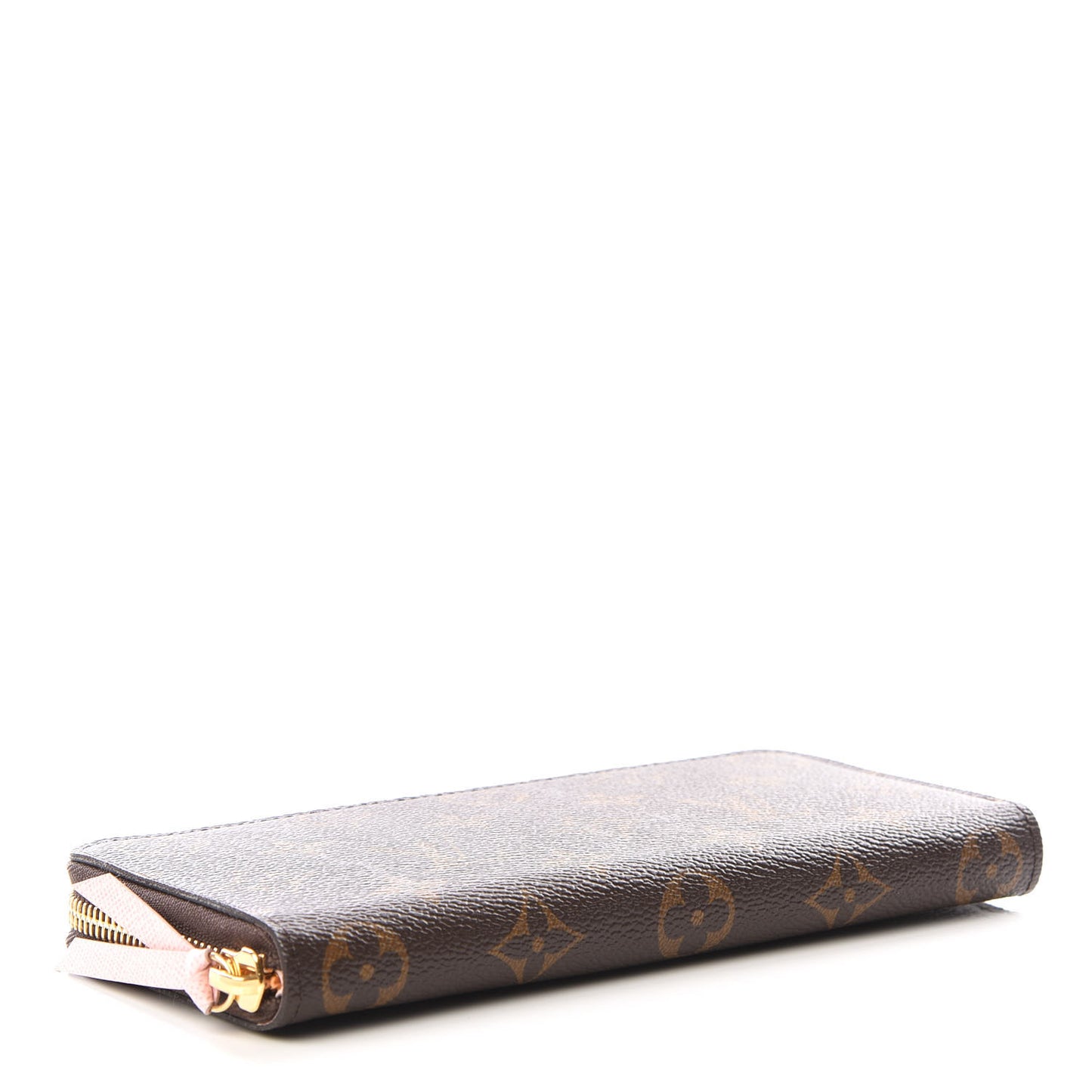 Monogram Clemence Wallet Rose Ballerine