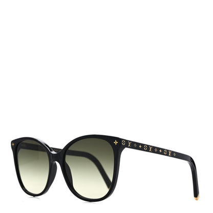Louis Vuitton Acetate My Monogram Light Cat Eye Sunglasses Z1657W Black 1 of 7