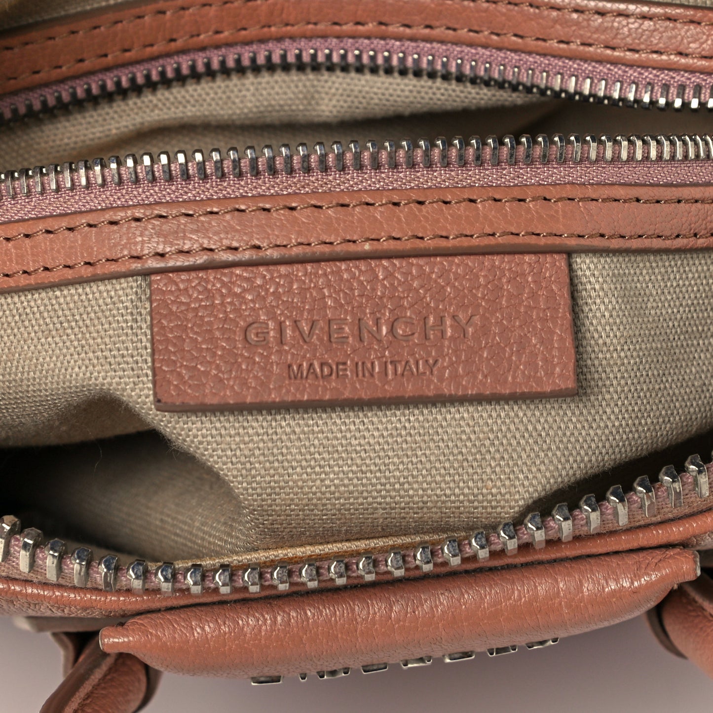Sugar Goatskin Mini Antigona Caramel