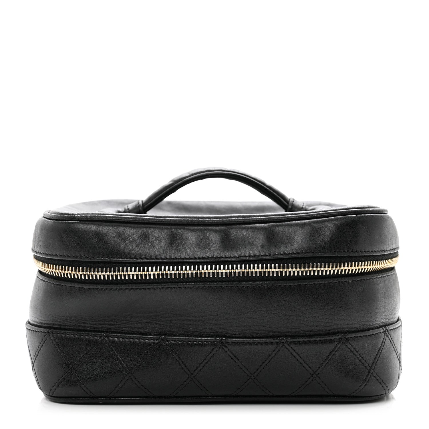 Chanel Lambskin Vanity Cosmetic Case Black 1 of 9