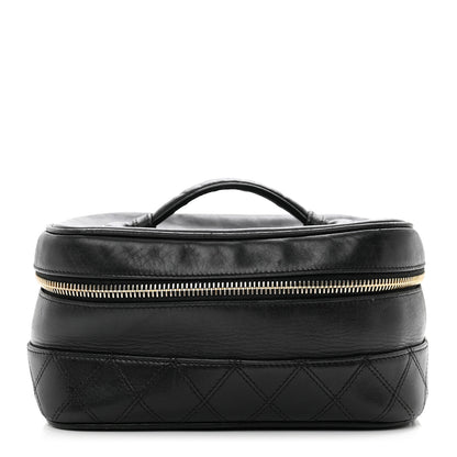 Chanel Lambskin Vanity Cosmetic Case Black 1 of 9