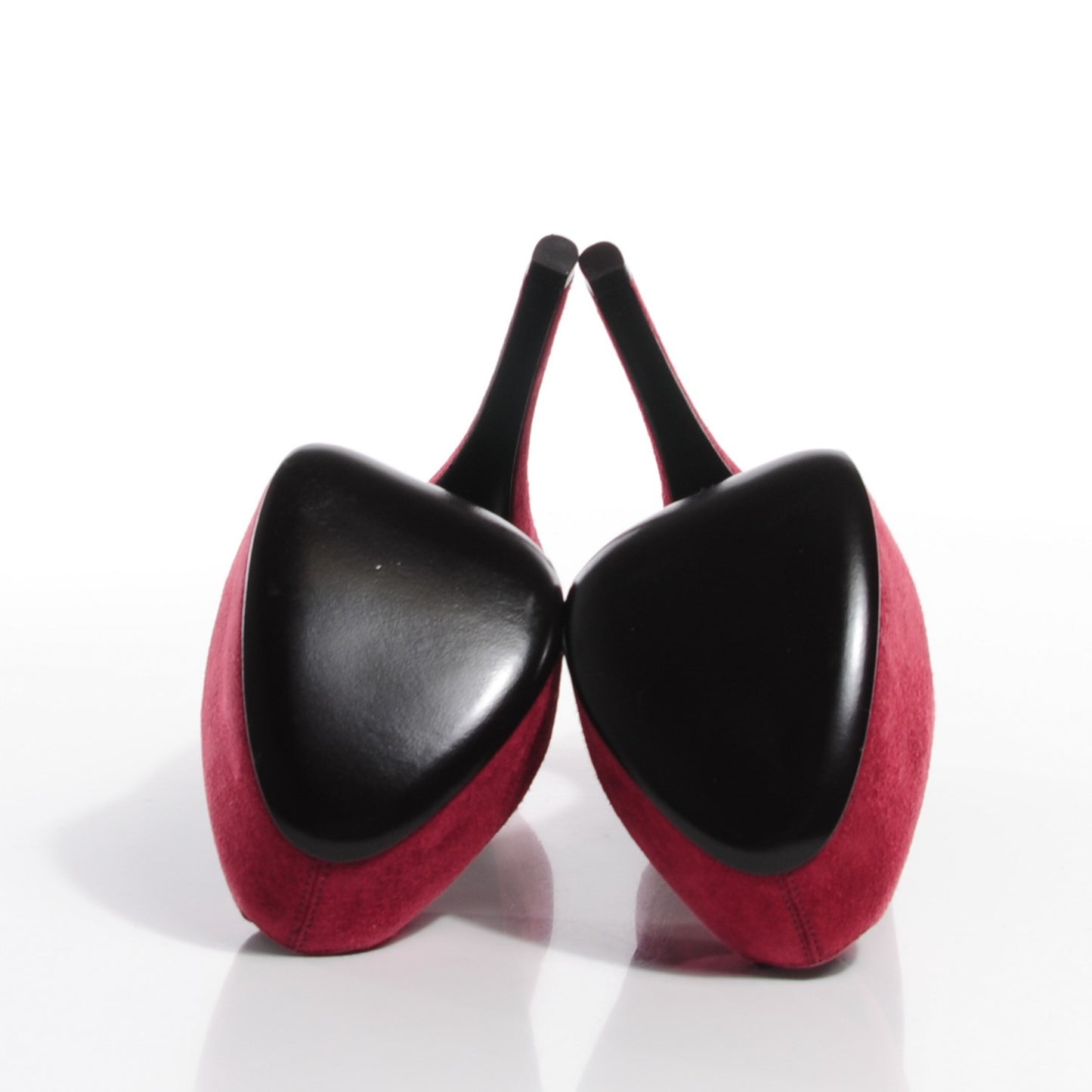 Suede Oh Really Peep Toe Pumps 36 Grenat