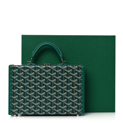 Goyard Goyardine Grand Hotel Trunk Bag Green 15 of 15