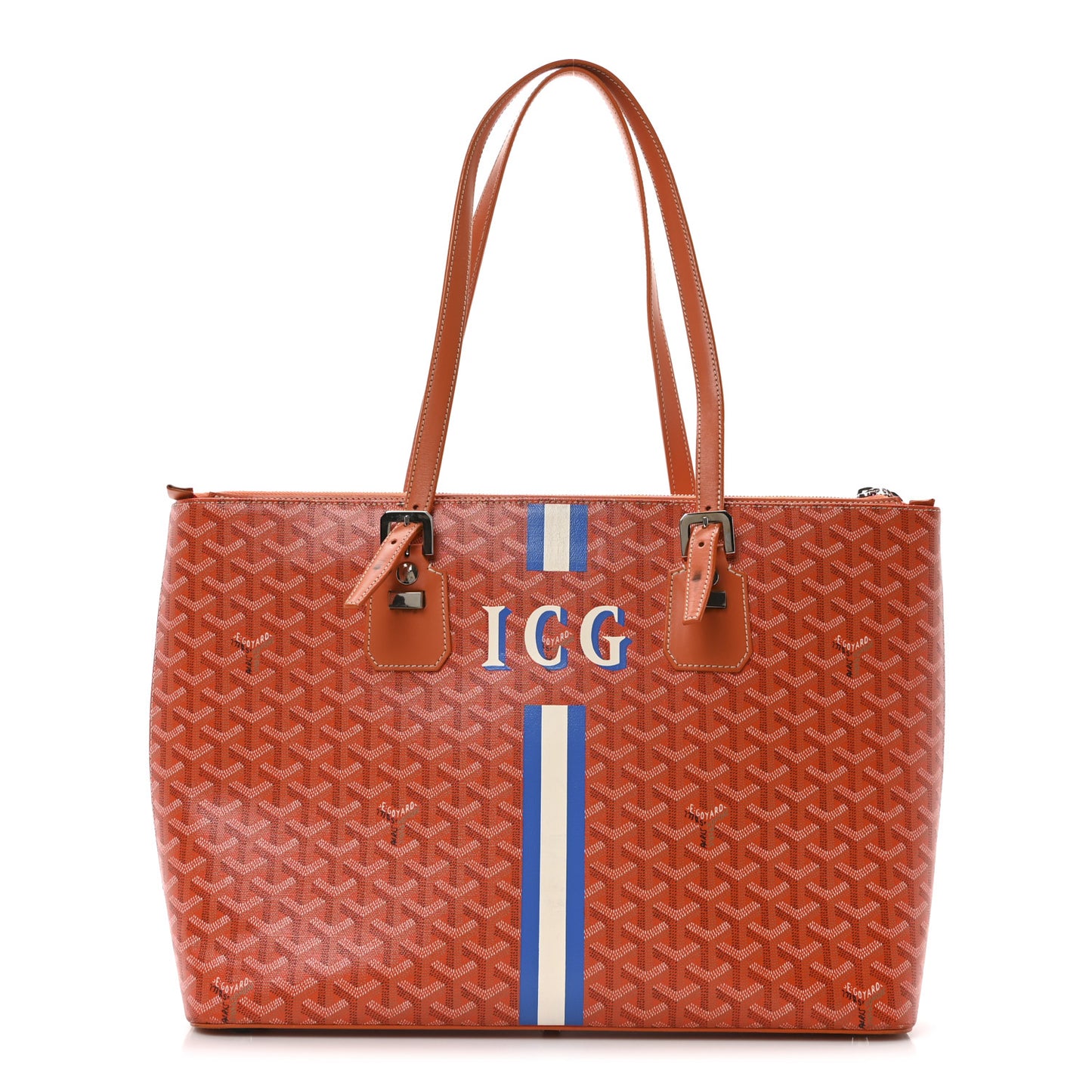 Goyardine Sac Marie Galante GM Orange