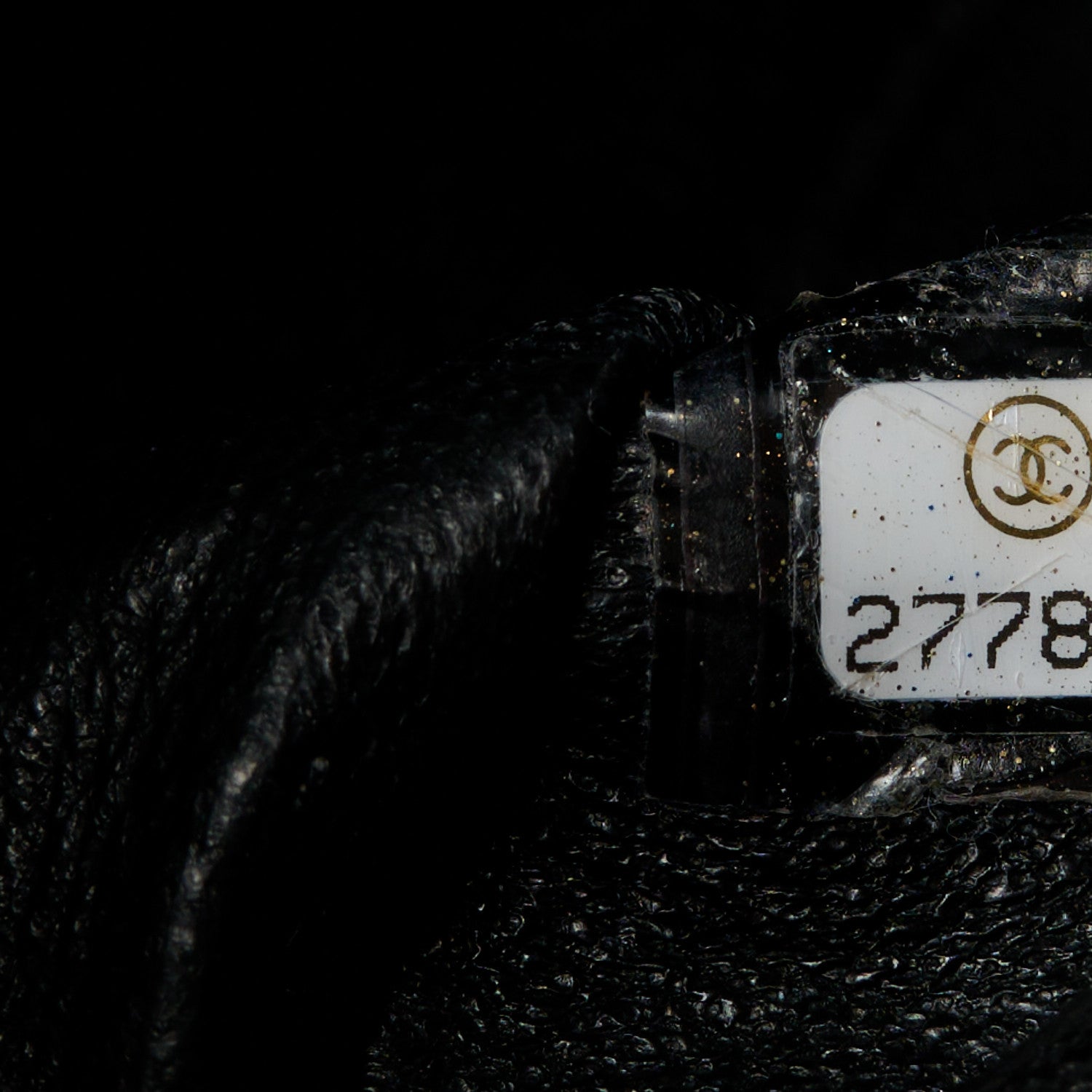 Chanel Lambskin Chevron Quilted Medium Double Flap Black 8 of 11