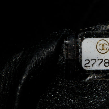 Chanel Lambskin Chevron Quilted Medium Double Flap Black 8 of 11