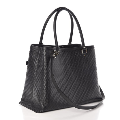 Gucci Soft Microguccissima Large Tote Black 4 of 12
