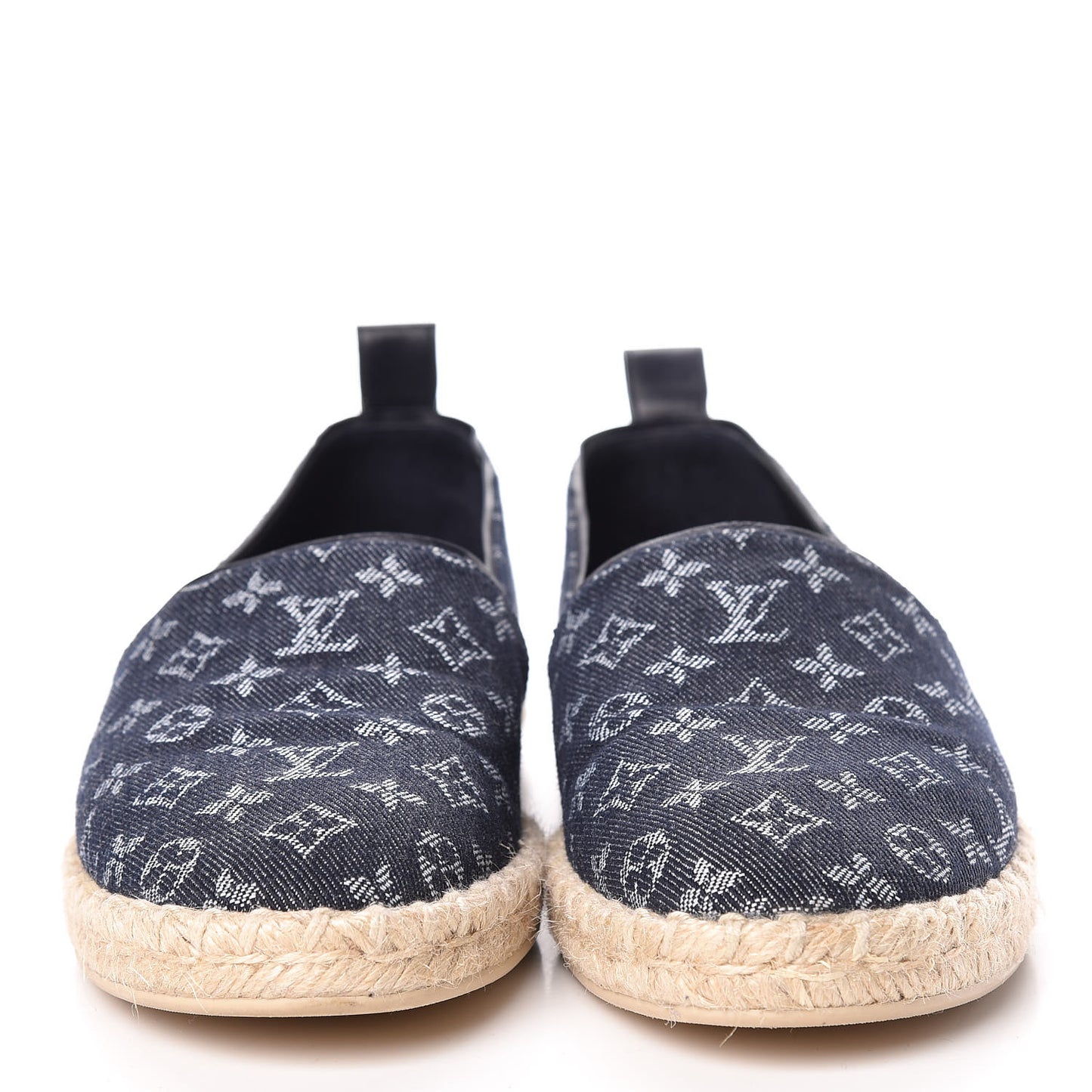 Monogram Denim Waterfall Espadrille 41 Marine