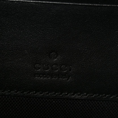 Gucci GG Supreme Monogram Calfskin Web Medium Messenger Bag Black Grey 7 of 11