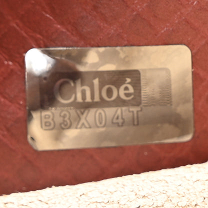 Chloe Grained Calfskin Lambskin Bi-Color Drew Shoulder Bag Beige Brown 7 of 10