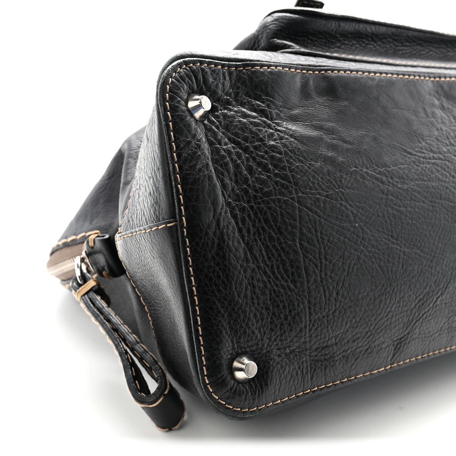 Chloe Calfskin Edith Dome Bowler Black 9 of 10