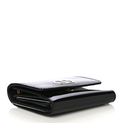 Christian Dior Patent 30 Montaigne Wallet Black 4 of 11