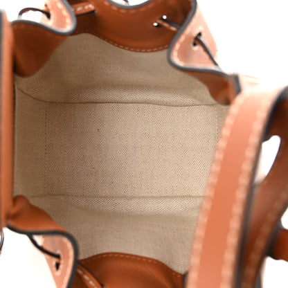 Loewe Calfskin Canvas Mini Hammock Shoulder Bag Natural Tan 5 of 10