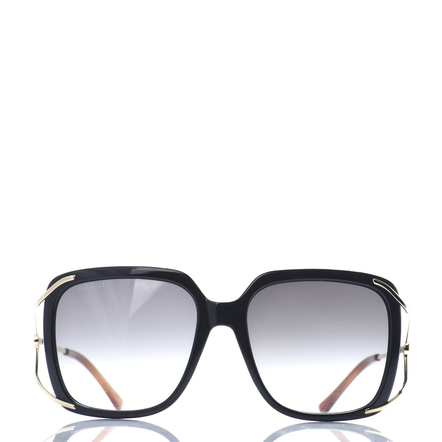 Acetate Butterfly Sunglasses GG0647S Black White