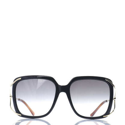 Gucci Acetate Butterfly Sunglasses GG0647S Black White 2 of 6