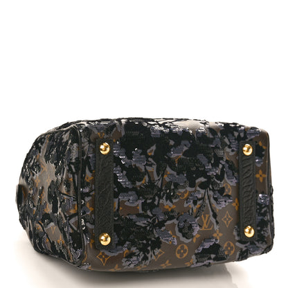 Louis Vuitton Monogram Fleur De Jais Sequins Speedy 30 4 of 11