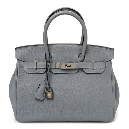 Hermes Togo Birkin 30 Bleu Glacier 1 of 11