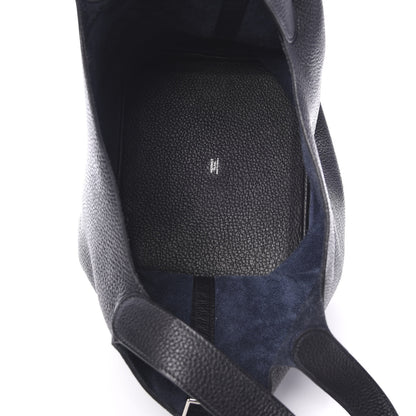 Hermes Taurillon Clemence Picotin Lock 26 GM Indigo 4 of 13