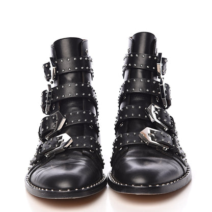 Givenchy Calfskin Studded Prue Buckle Bootie 38 Black 2 of 18