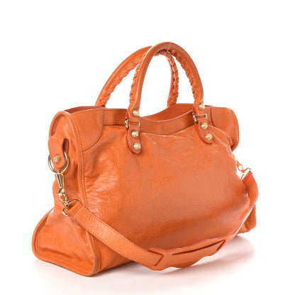 Balenciaga Agneau Giant 12 Gold Hardware City Tangerine 2 of 9