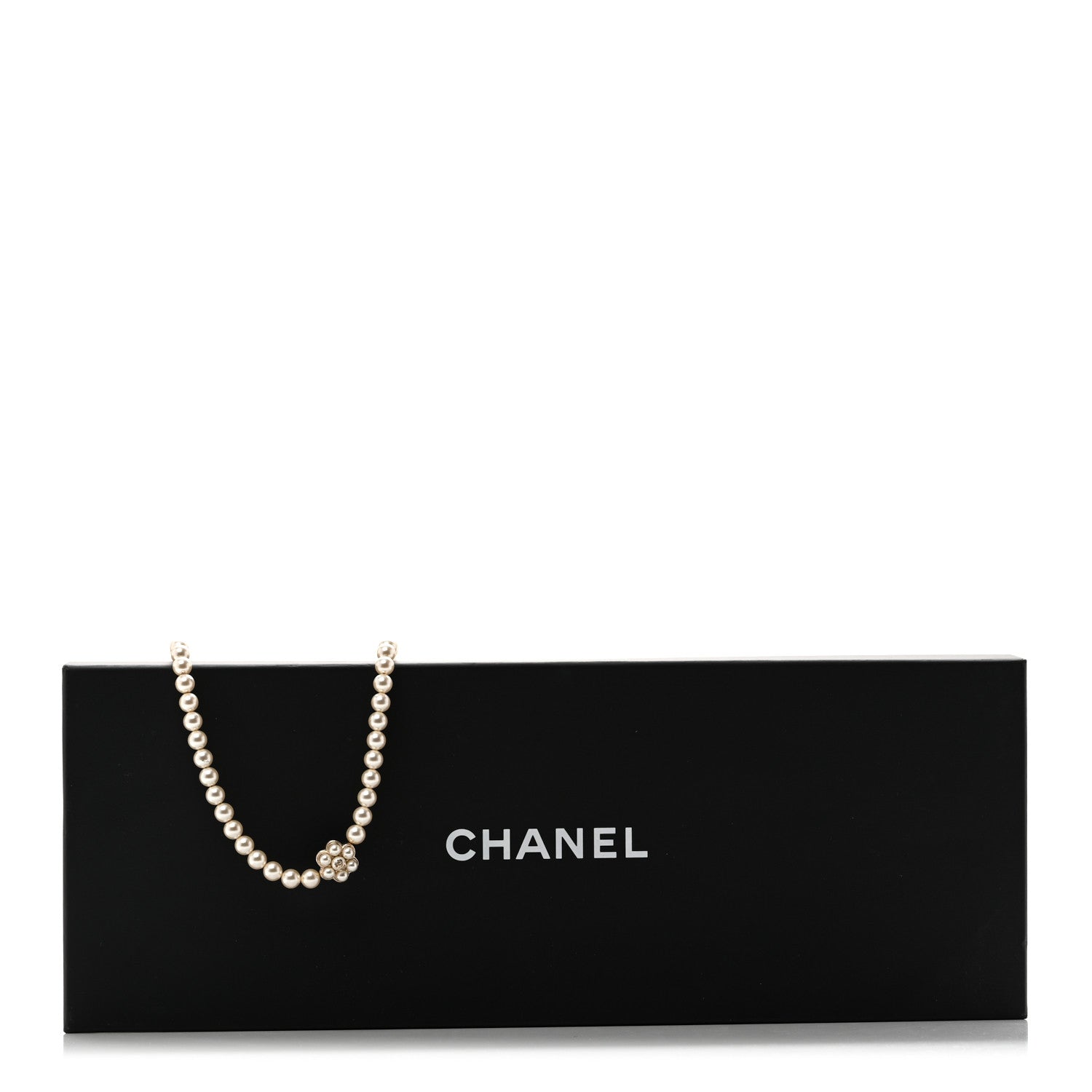 Chanel Pearl CC Camellia Long Necklace Gold 7 of 7