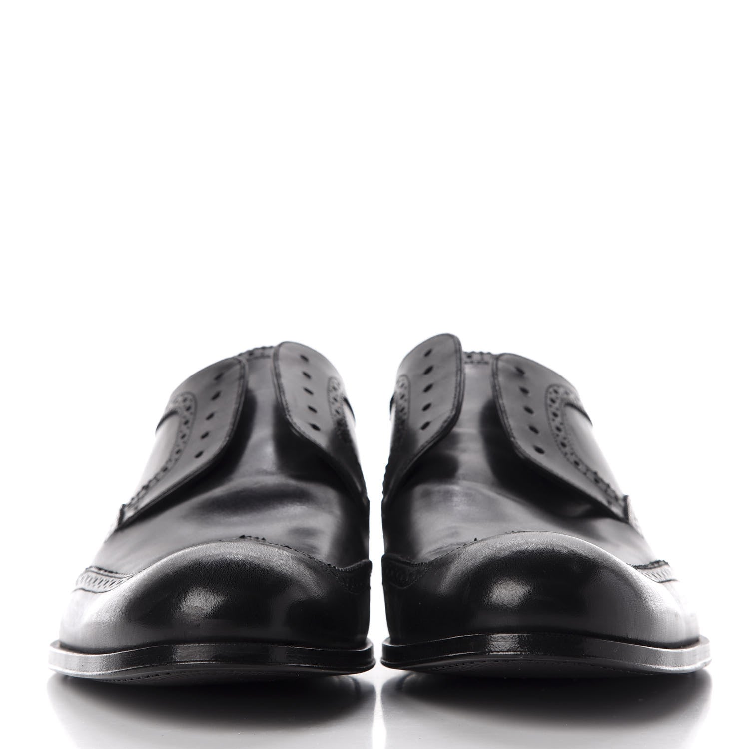 Louis Vuitton Calfskin Dandy Derby Shoes 10.5 Black 3 of 12