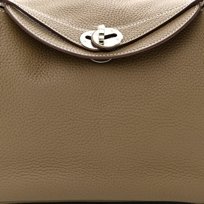 Hermes Taurillon Clemence Lindy 26 Etoupe 8 of 11