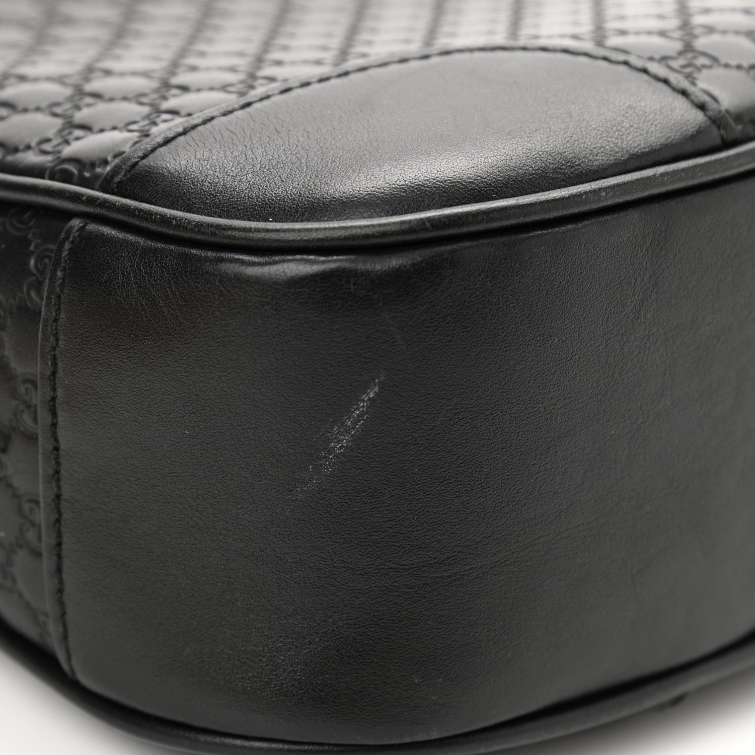 Gucci Microguccissima Mini Bree Messenger Bag Black 11 of 11