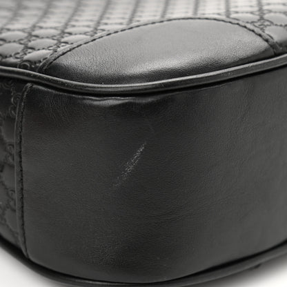 Gucci Microguccissima Mini Bree Messenger Bag Black 11 of 11