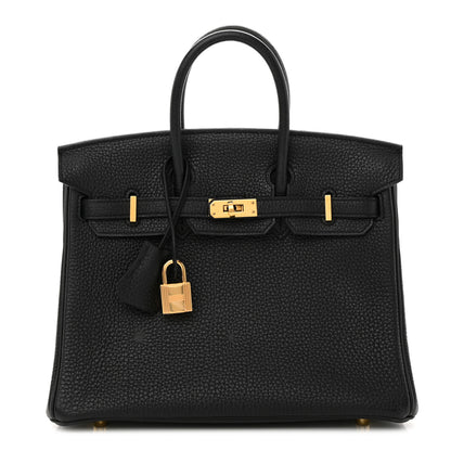 Hermes Togo Birkin 25 Black 1 of 17