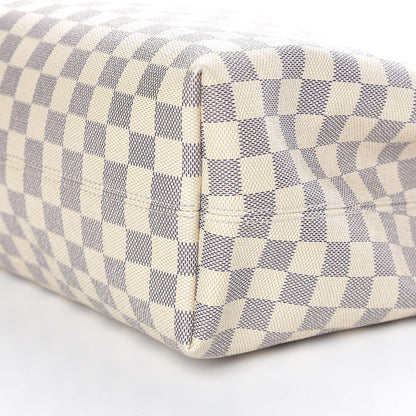 Louis Vuitton Damier Azur Graceful MM Rose Ballerine 11 of 13
