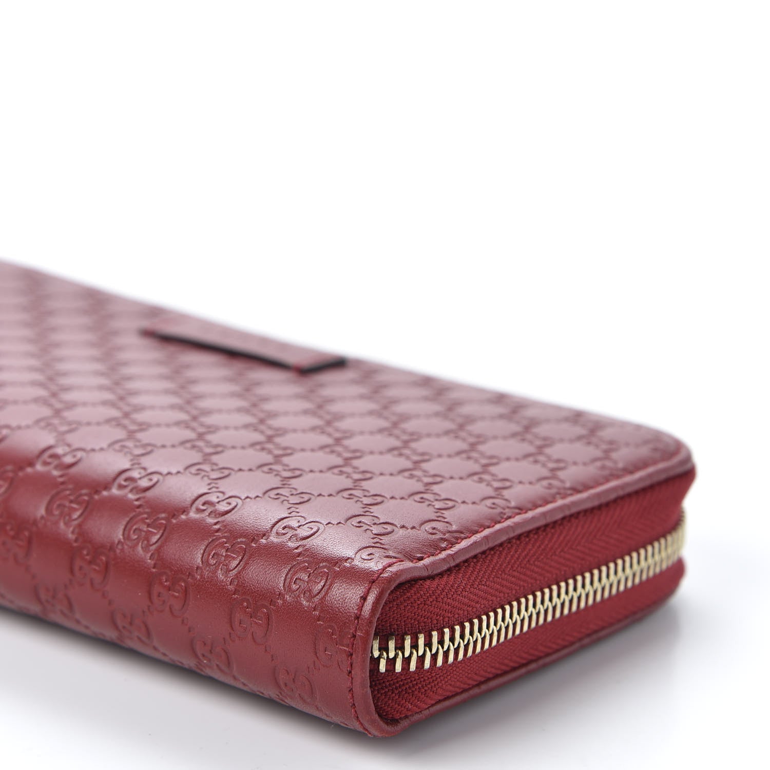 Gucci Microguccissima Zip Around Wallet Red 6 of 8