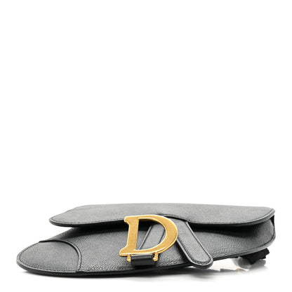 Christian Dior Calfskin Saddle Belt Bag Black 4 of 10