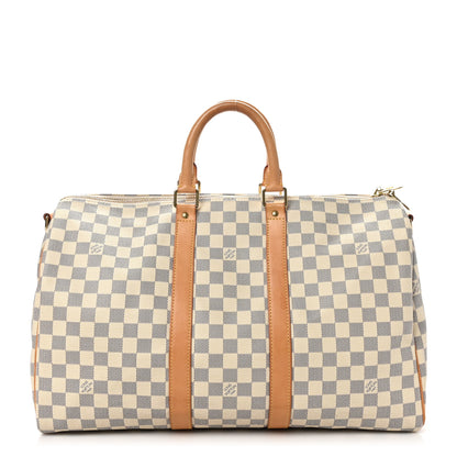 Louis Vuitton Damier Azur Keepall Bandouliere 45 1 of 9