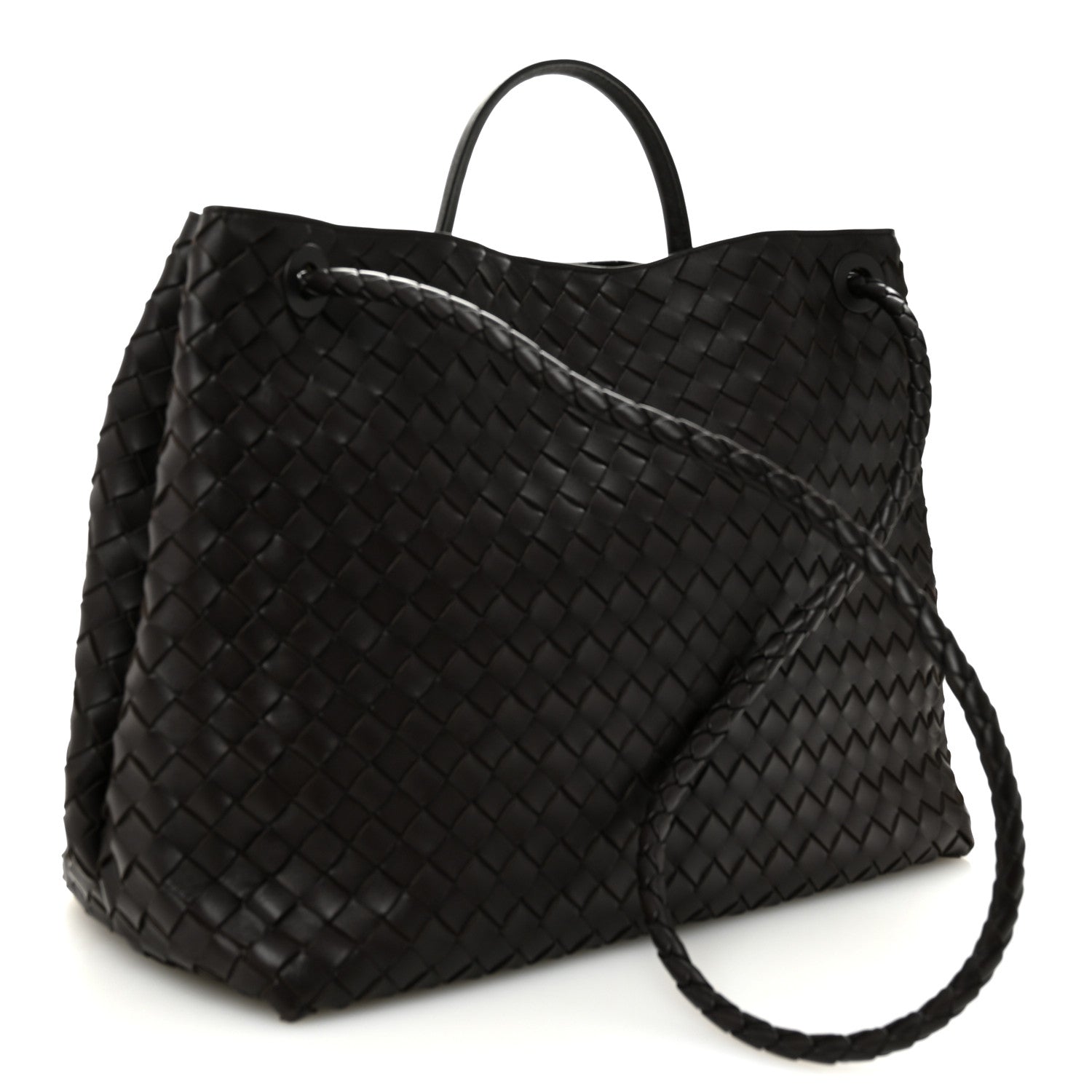 Bottega Veneta Nappa Intrecciato Large Andiamo Shoulder Bag Fondant 3 of 9