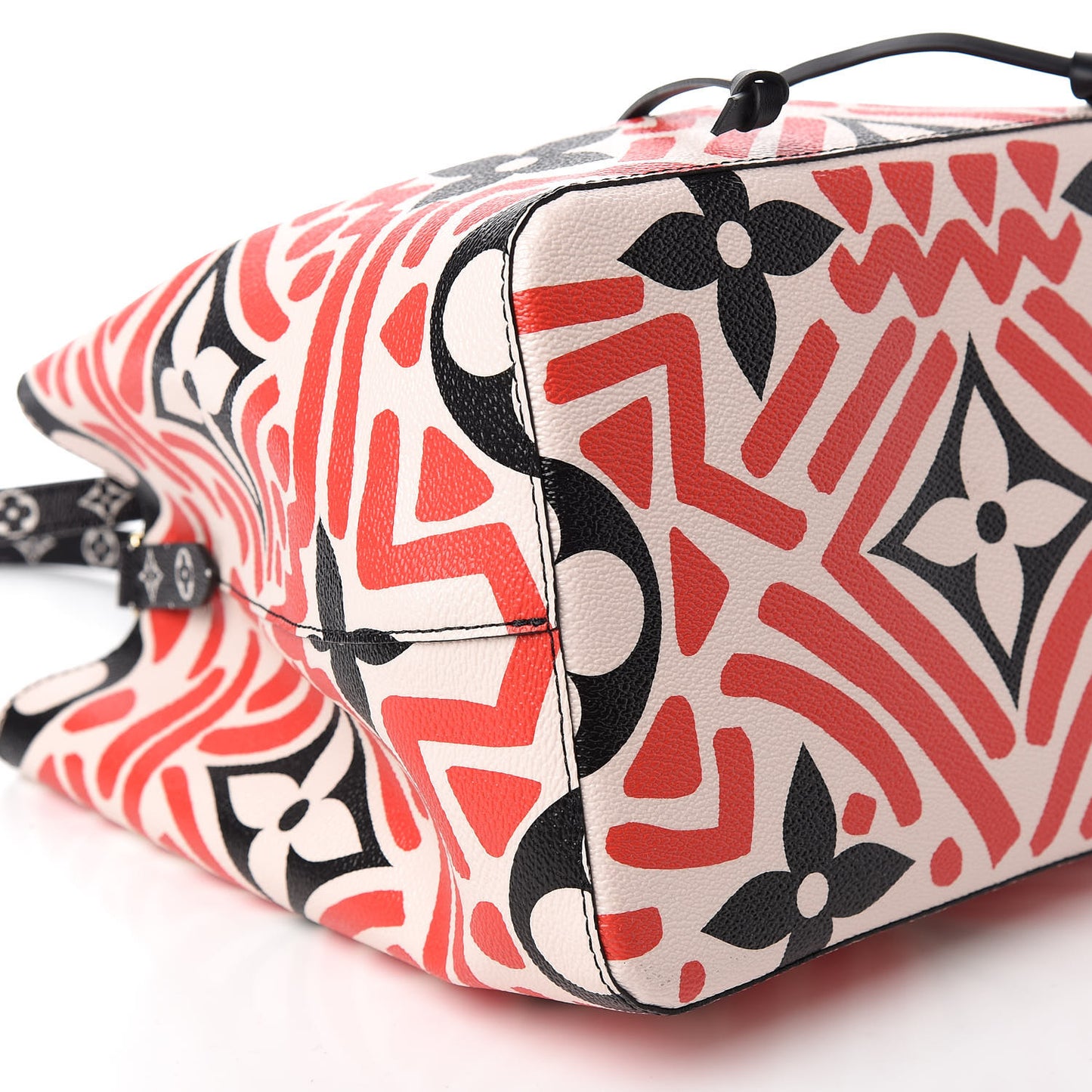 Monogram Giant Crafty NeoNoe MM Creme Rouge Black