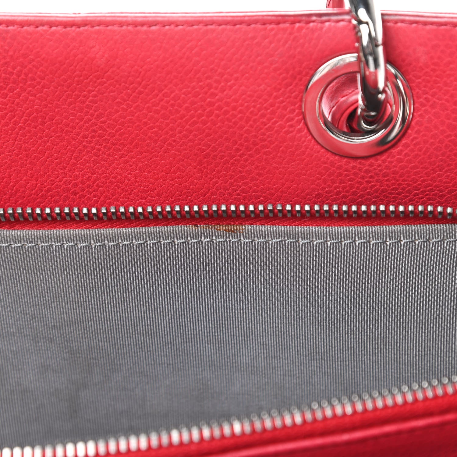 Chanel Soft Caviar Quilted CC Timeless Tote Fuchsia 19 of 19