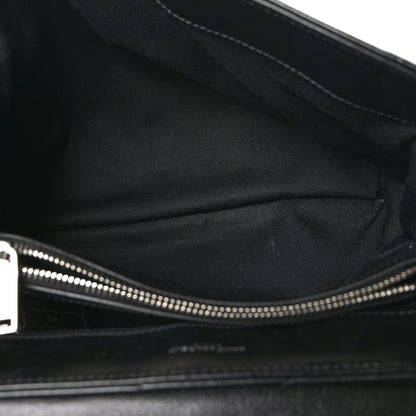 Saint Laurent Calfskin Y Quilted Monogram Medium Loulou Chain Satchel Black 5 of 12