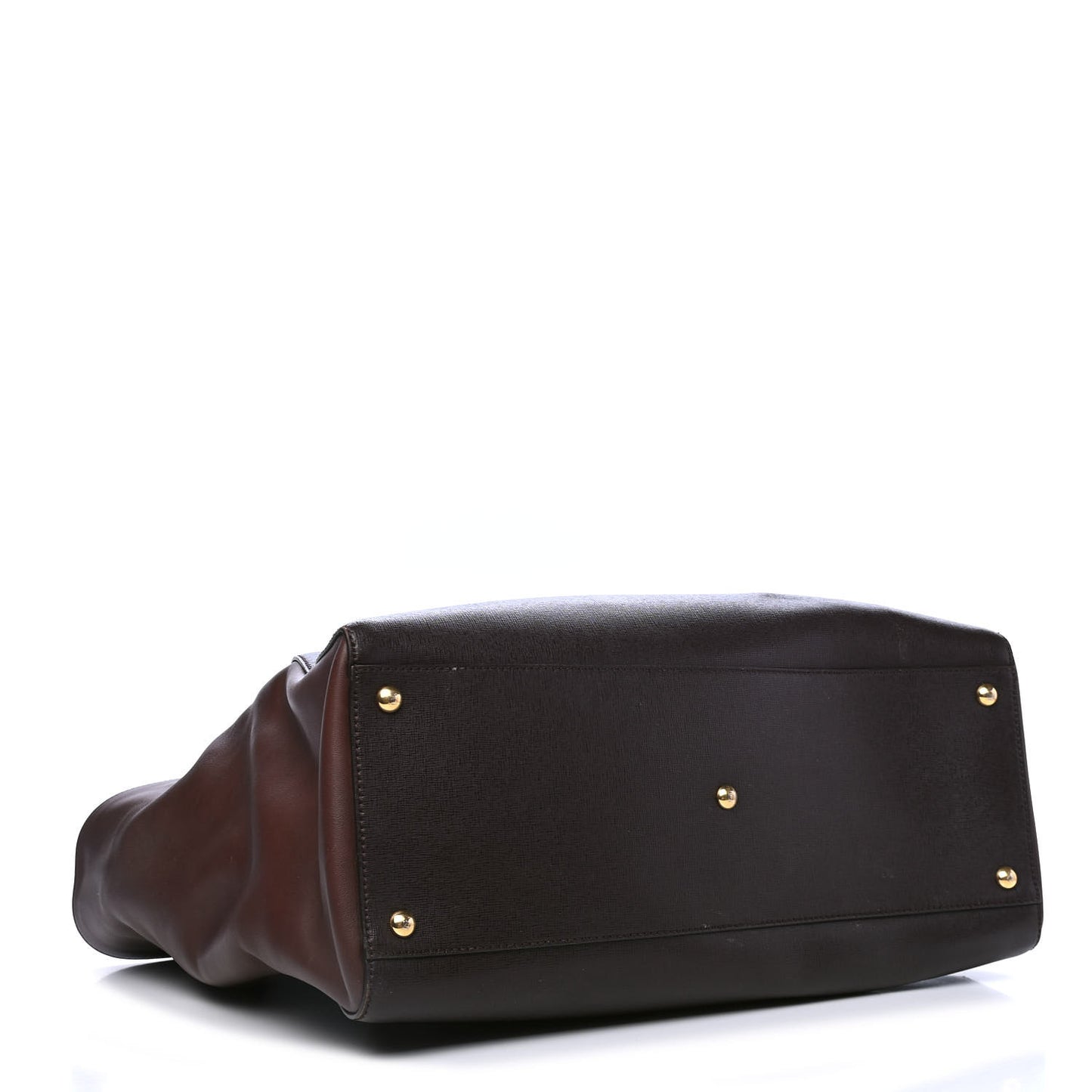 Vitello Elite Flamingo Large 2Jours Tote Moro Marrone Nocciola