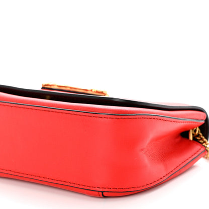 Versace Vitello Virtus Mini Chain Bag Eros Flame Red 9 of 11