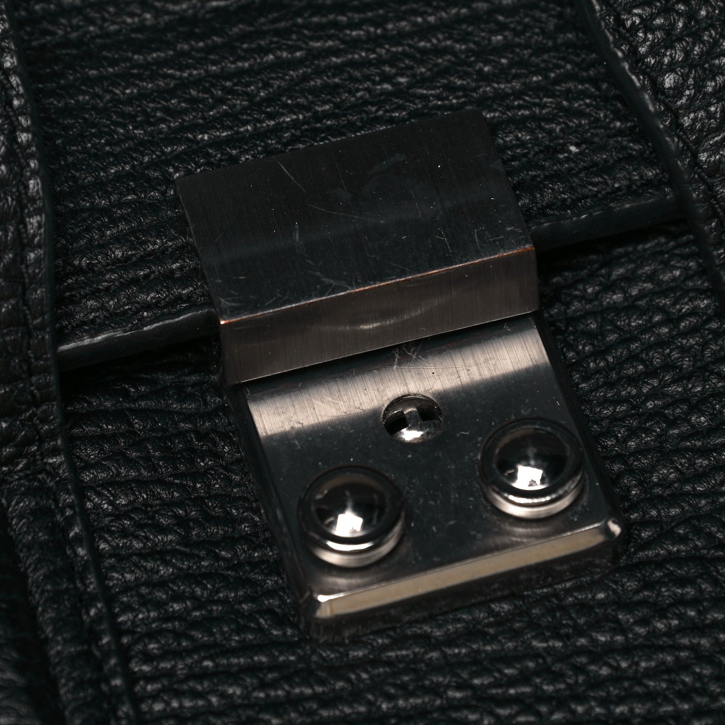 Textured Calfskin Mini Pashli Satchel Black