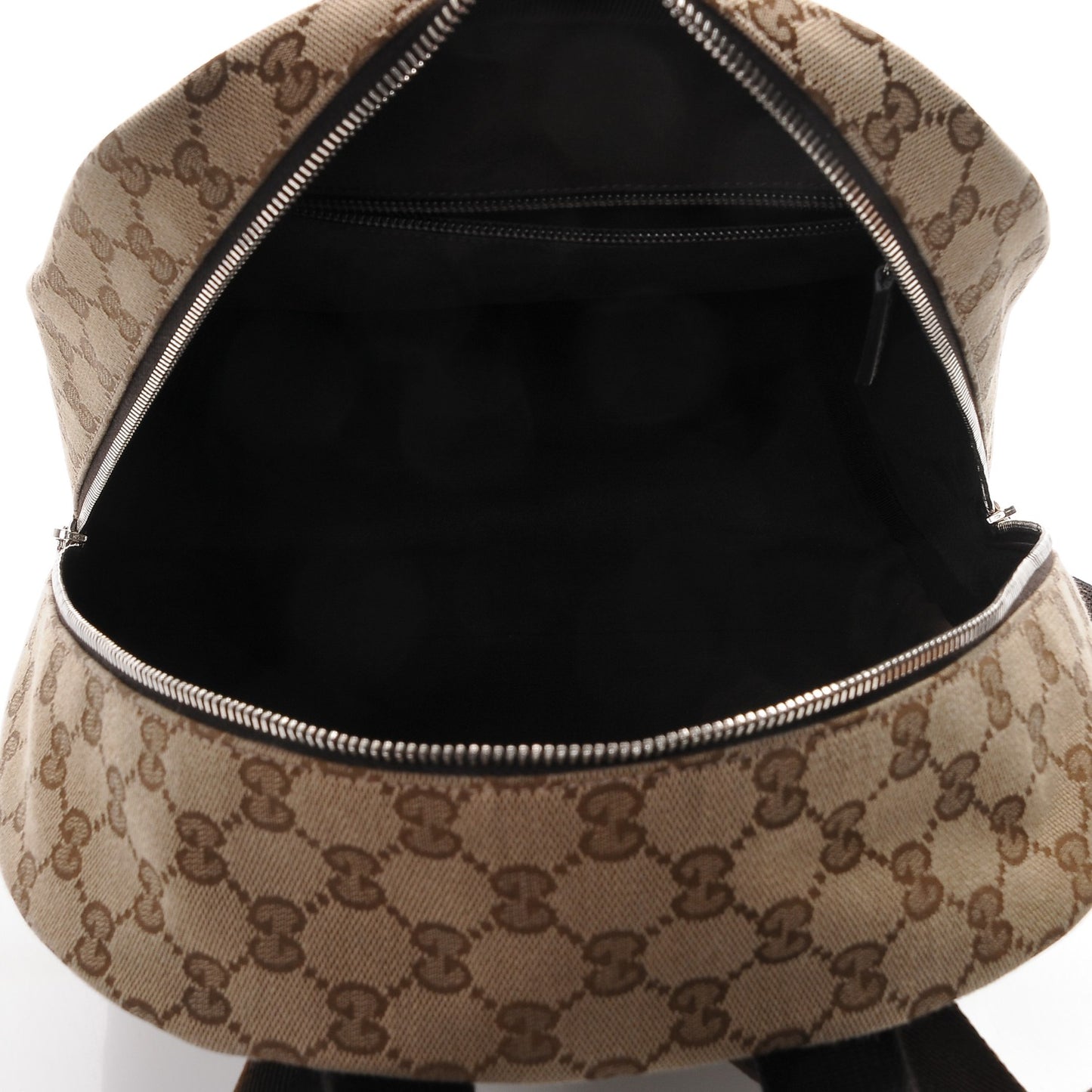 GG Monogram Travel Backpack Dark Brown