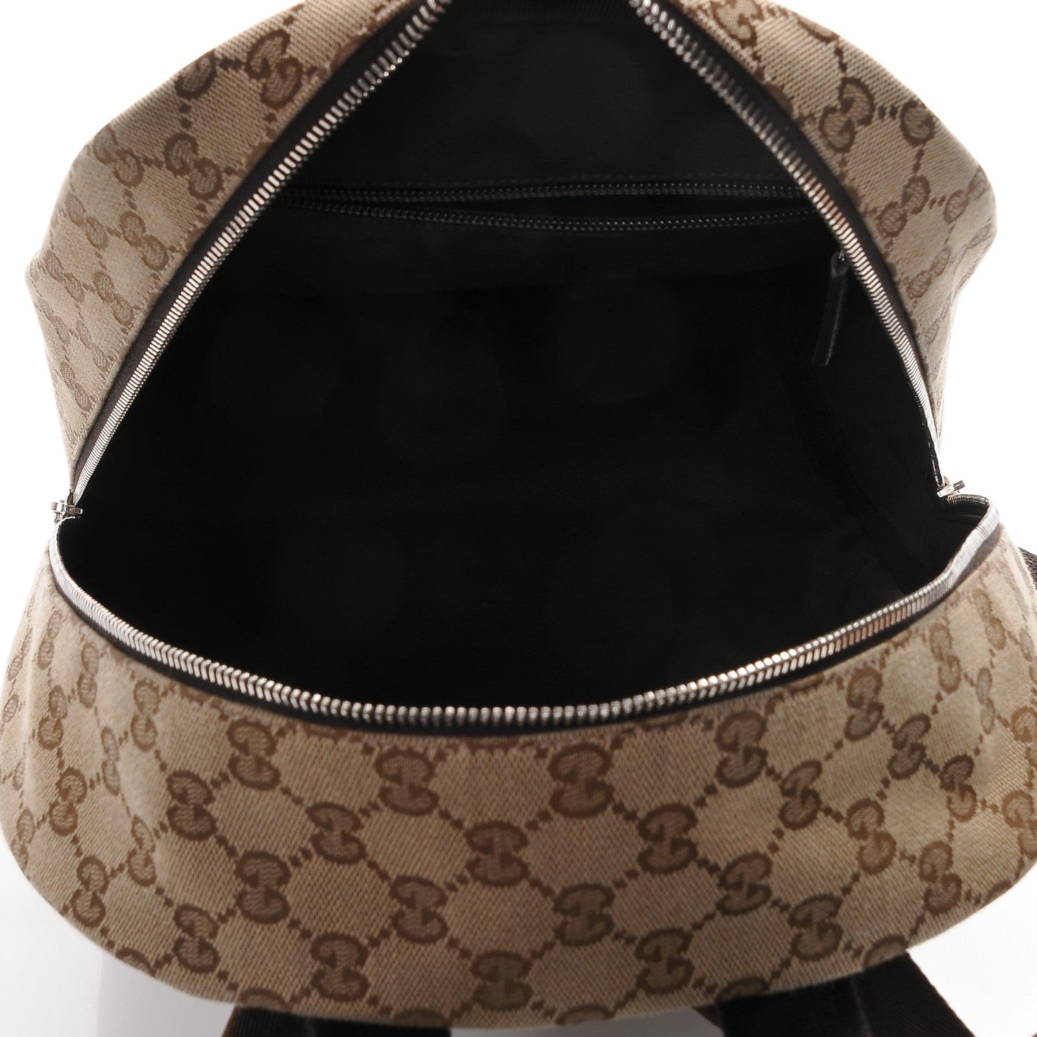 Gucci GG Monogram Travel Backpack Dark Brown 5 of 9