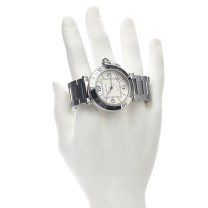 Cartier Stainless Steel 40mm Pasha C Seatimer Automatic Watch 2 of 6