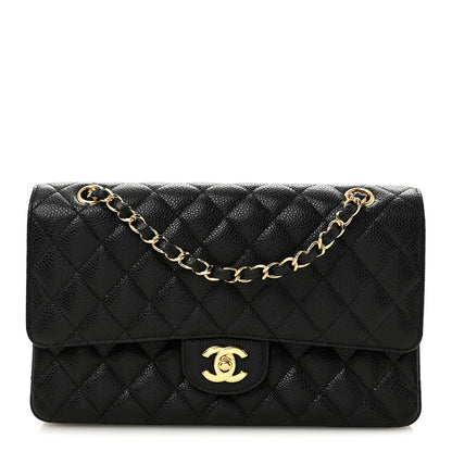 Chanel Caviar Quilted Medium Double Flap Black Black 1 of 11
