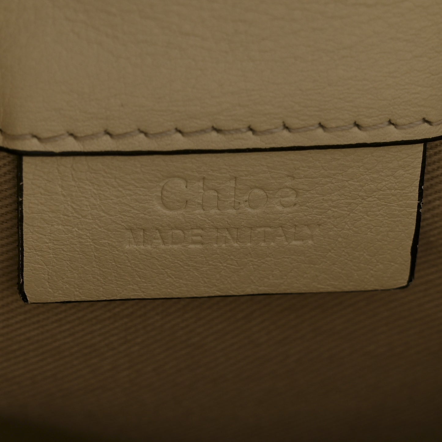 Suede Calfskin Mini Faye Backpack Off White