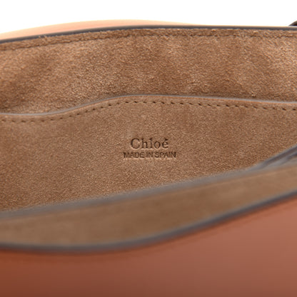 Chloe Suede Calfskin Small Faye Shoulder Bag Marrone 8 of 9