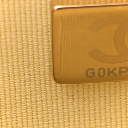 Chanel Caviar Quilted Studded CC Wallet on Chain WOC Yellow 7 of 10