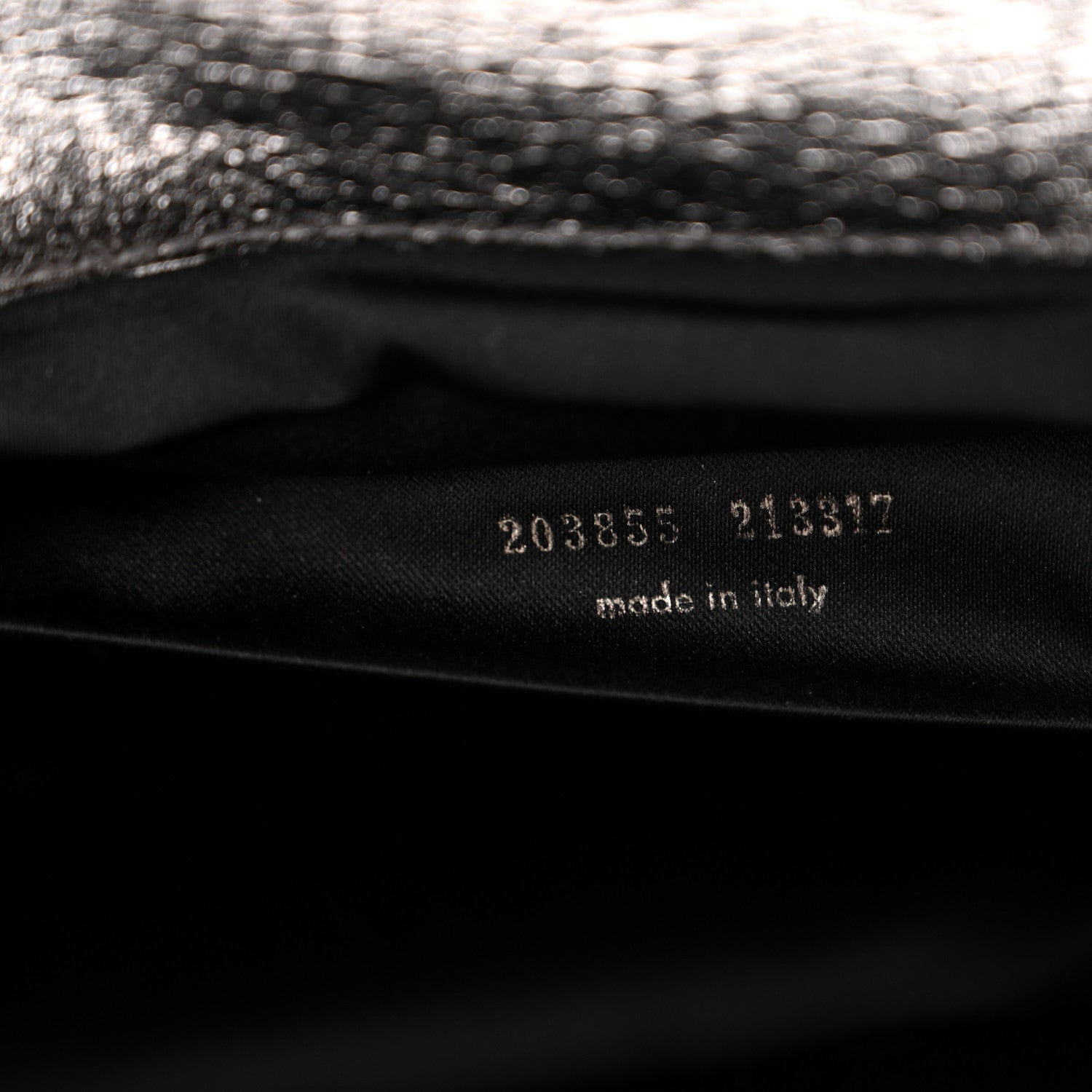 Saint Laurent Metallic Calfskin Large Belle De Jour Clutch Dark Silver 7 of 14