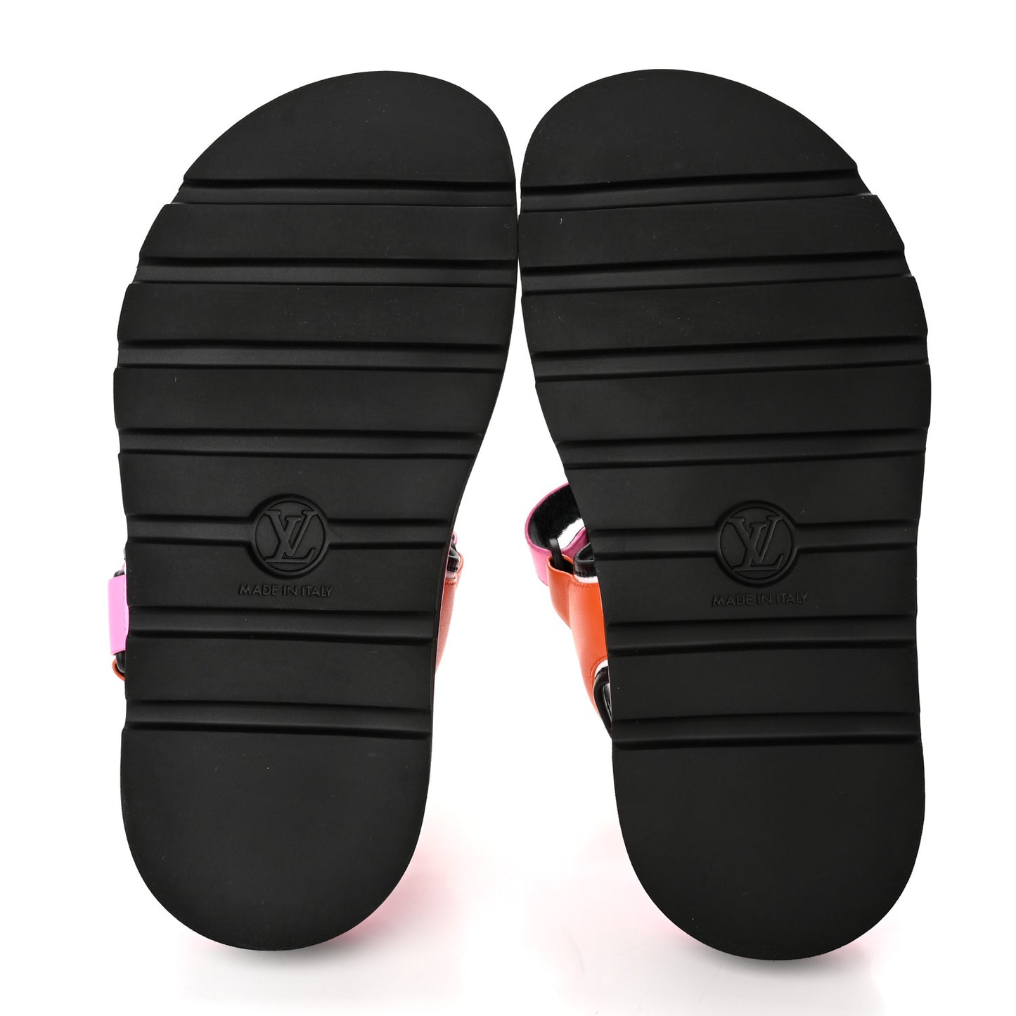 Calfskin Monogram Pool Pillow Flat Comfort Sandals 38 Pink